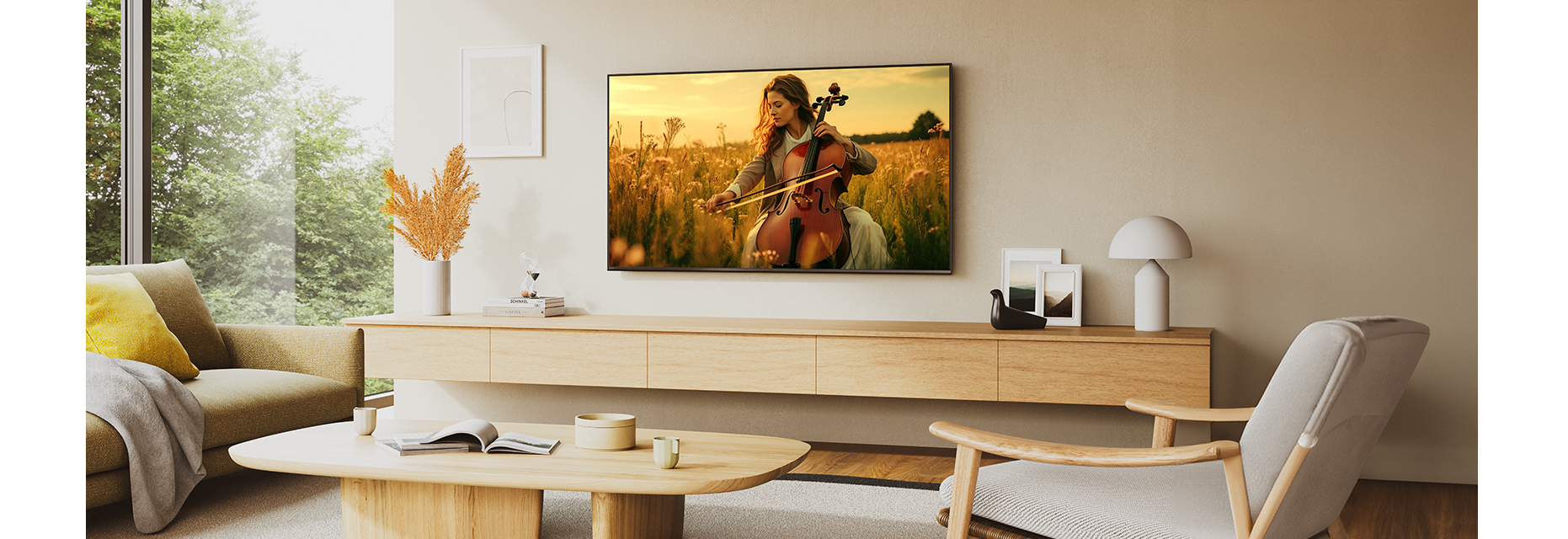 Living room setup with BRAVIA 5 | XR55A