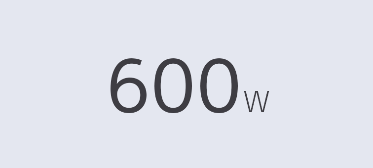 600 W logo