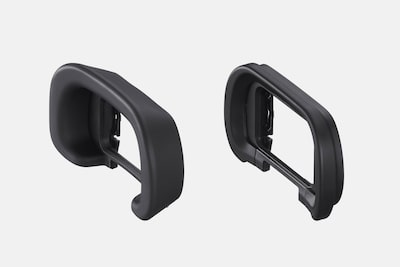 Product image showing the two different eyepiece caps