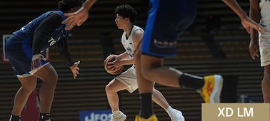 Example image showing basketball players in action