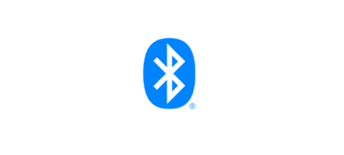 Icon of the Bluetooth logo.