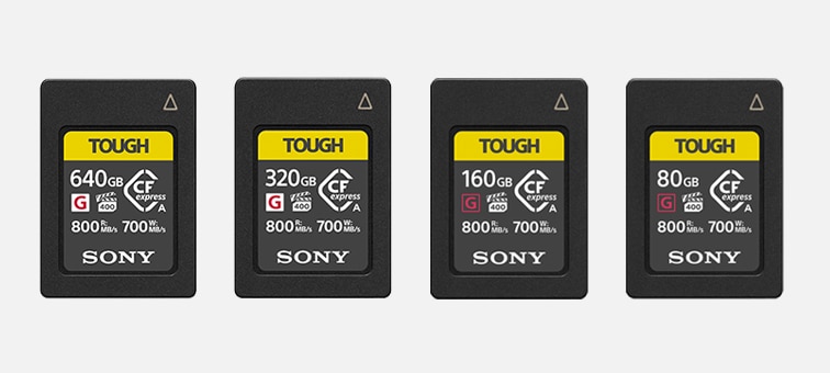 CEA-G80T / CEA-G160T / CEA-G320T / CEA-G640T Specifications | XQD 
