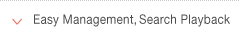 Easy Management, Search Playback